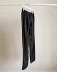 Black Linen Easy Pants