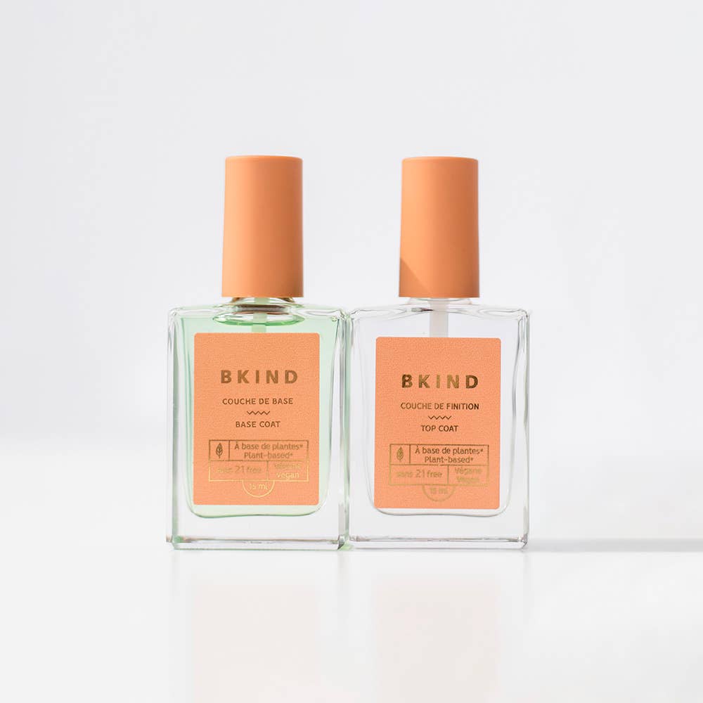 BKIND - Manicure Pack - Nail Polish Duo - Base and top coats - Hey Jude