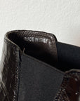 Italian Leather Croc Boots | Size 41 - Hey Jude