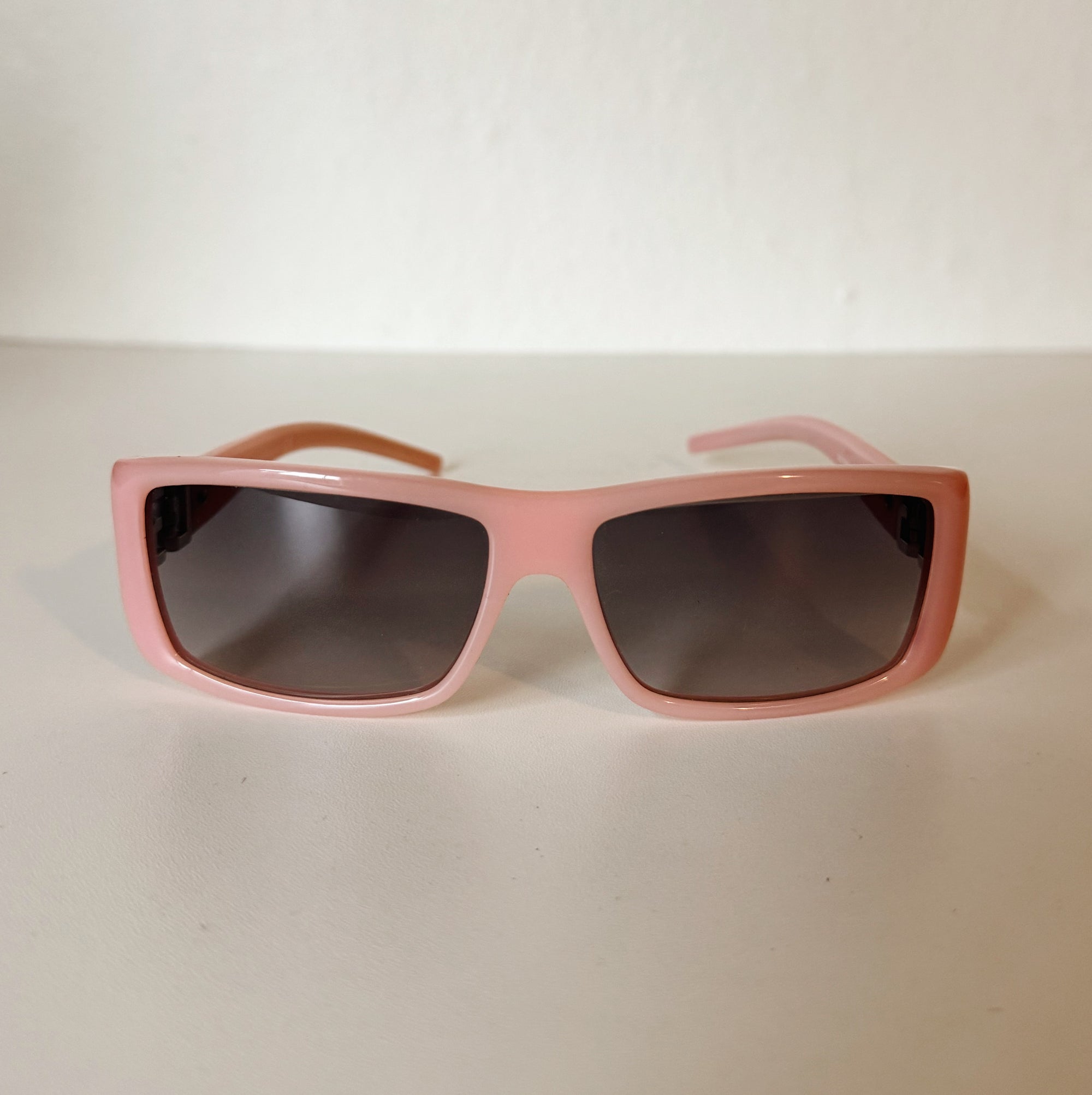 D&amp;G Blush Pink Y2K Logo Sunglasses - Hey Jude