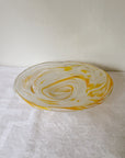 Marbled Blown Glass Platter