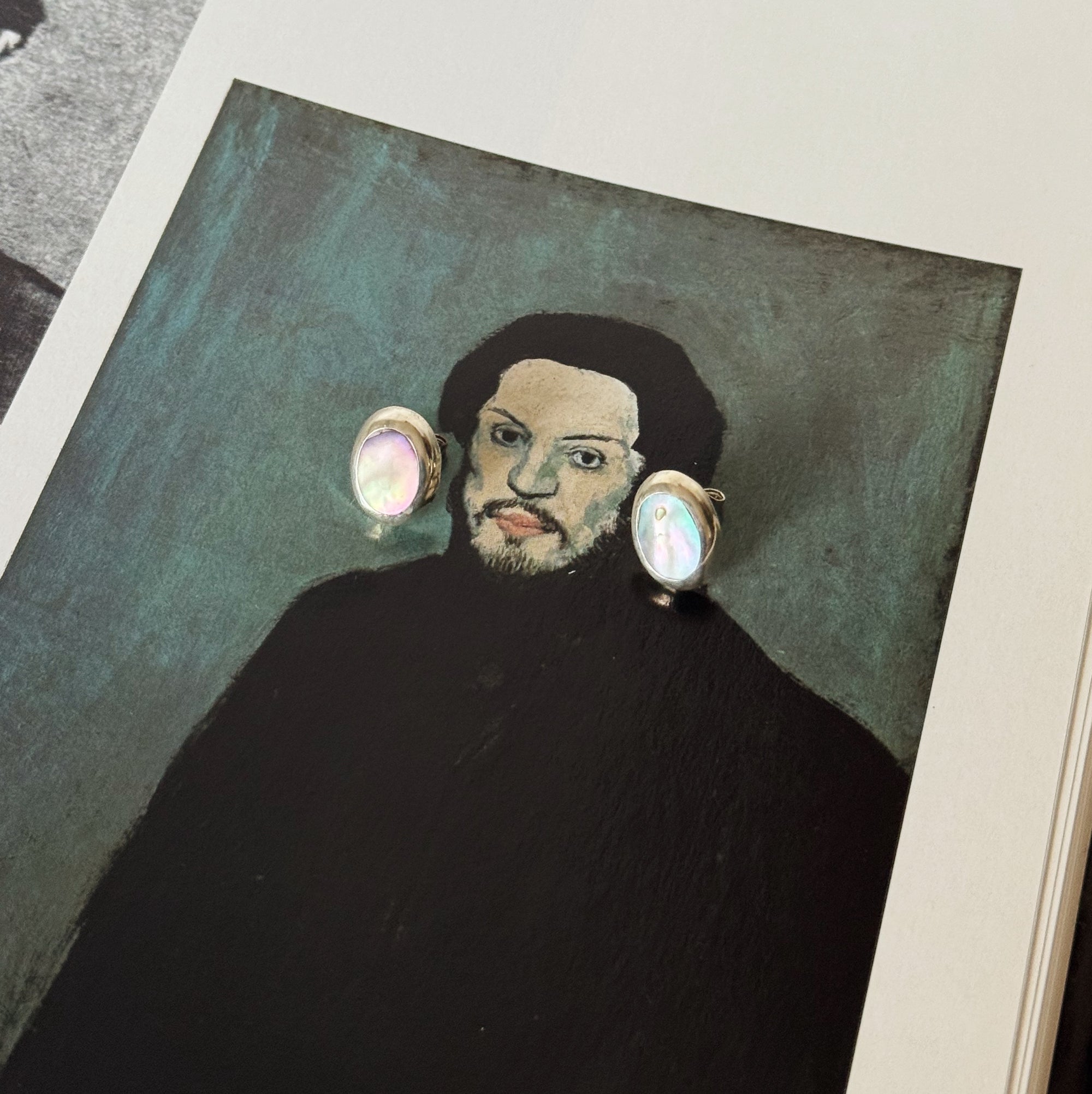 Opal Oval Sterling Silver Stud Earrings - Hey Jude