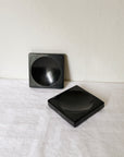 Brutalist Black Marble Tray