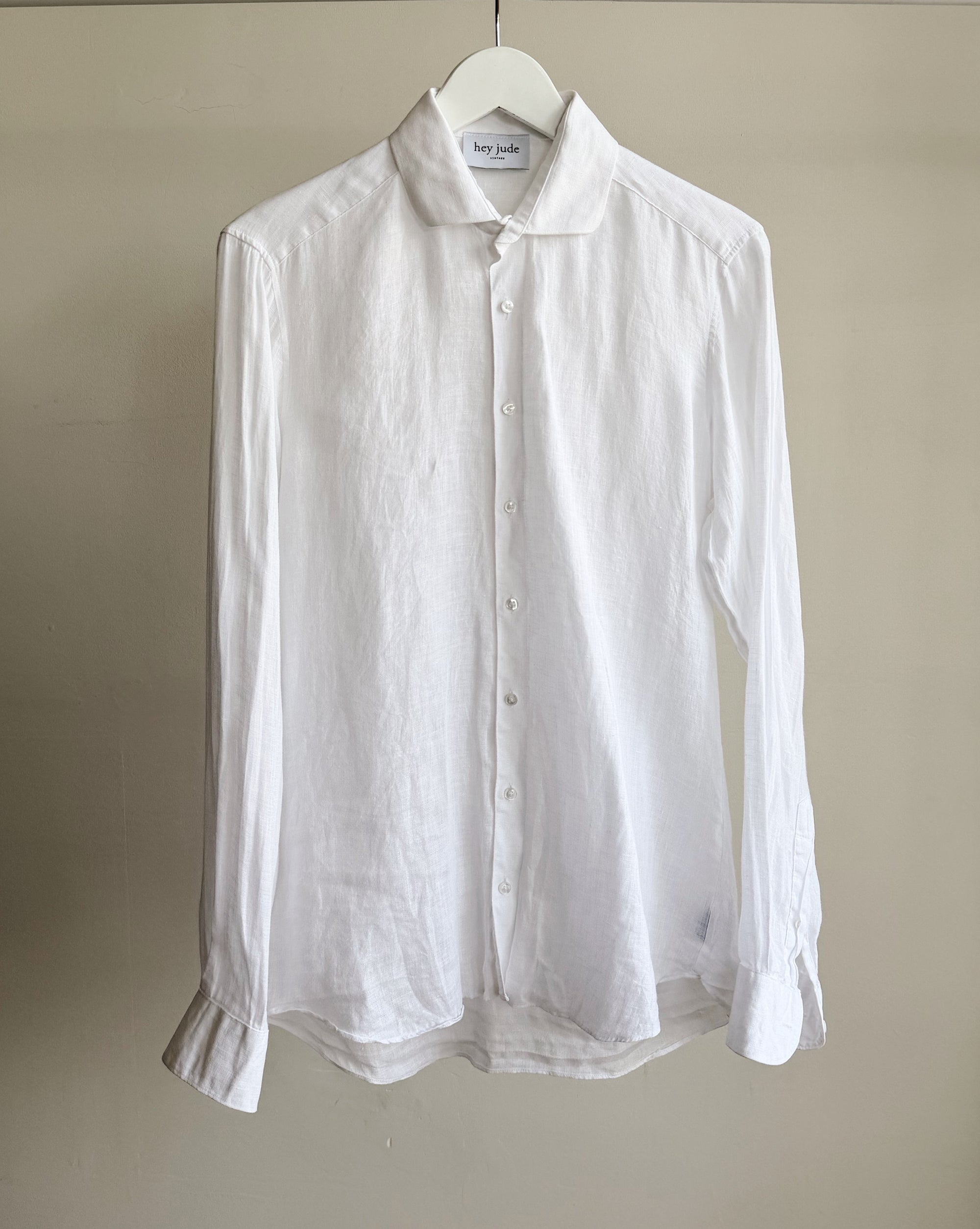 Milk Linen Button Up Shirt