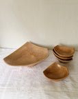 Antique Sierra Sculptural Stonewear Bowl Set