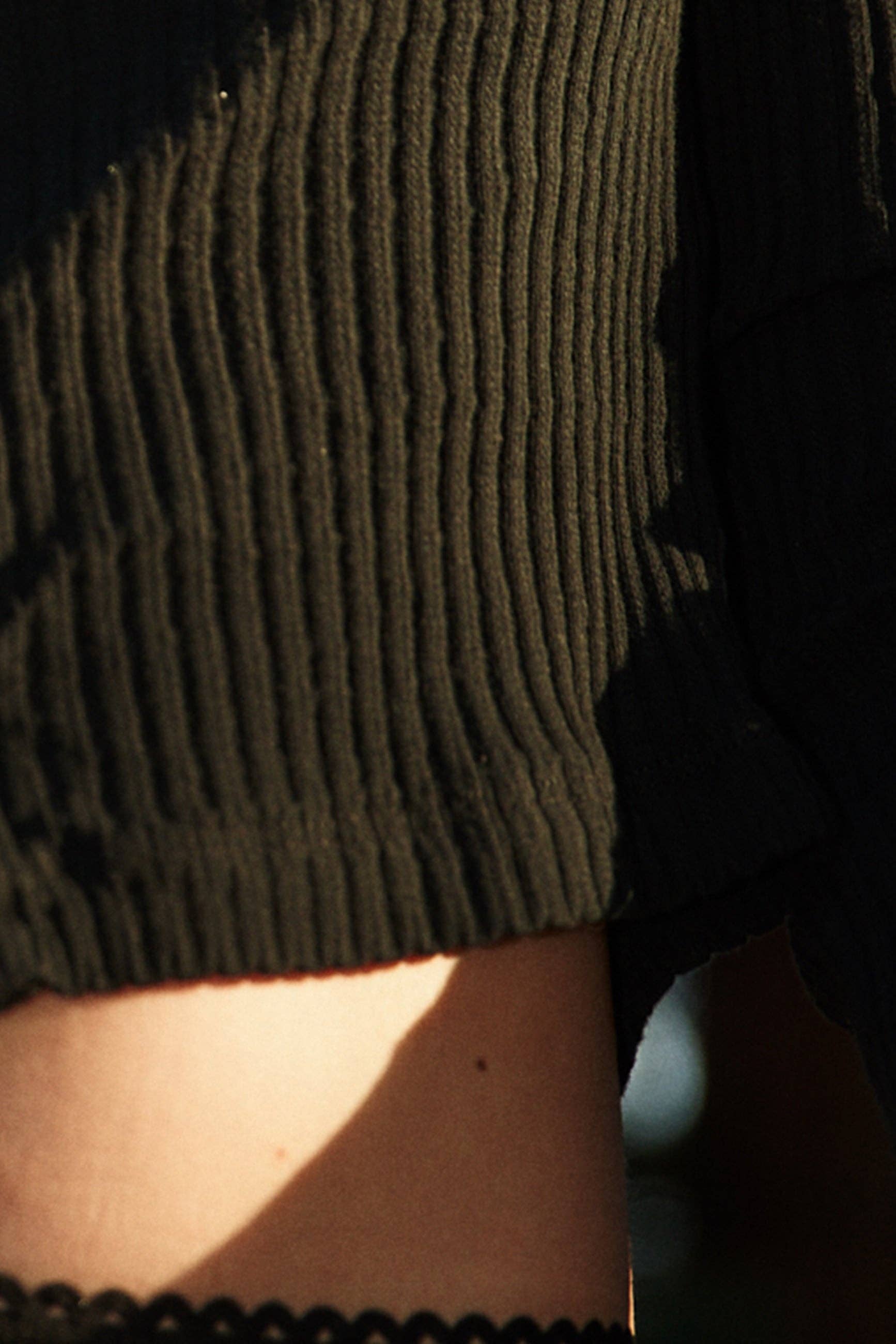 LA Relaxed | Pointelle Tee in Black