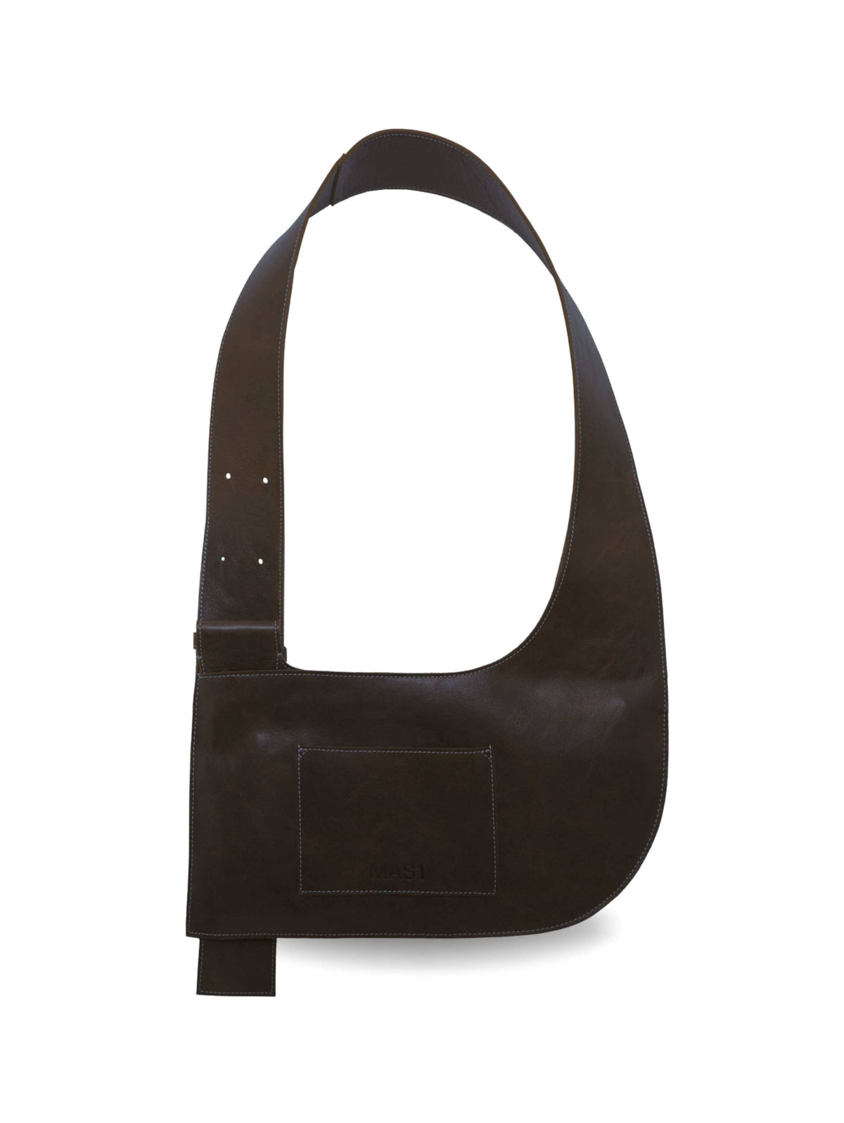 Mas1 | Bruna Leather Crossbody Brown