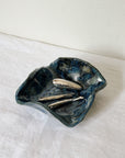 Midnight Organic Ceramic Bowl