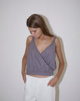 Deiji Studios | Overlie Top in Currant - Hey Jude