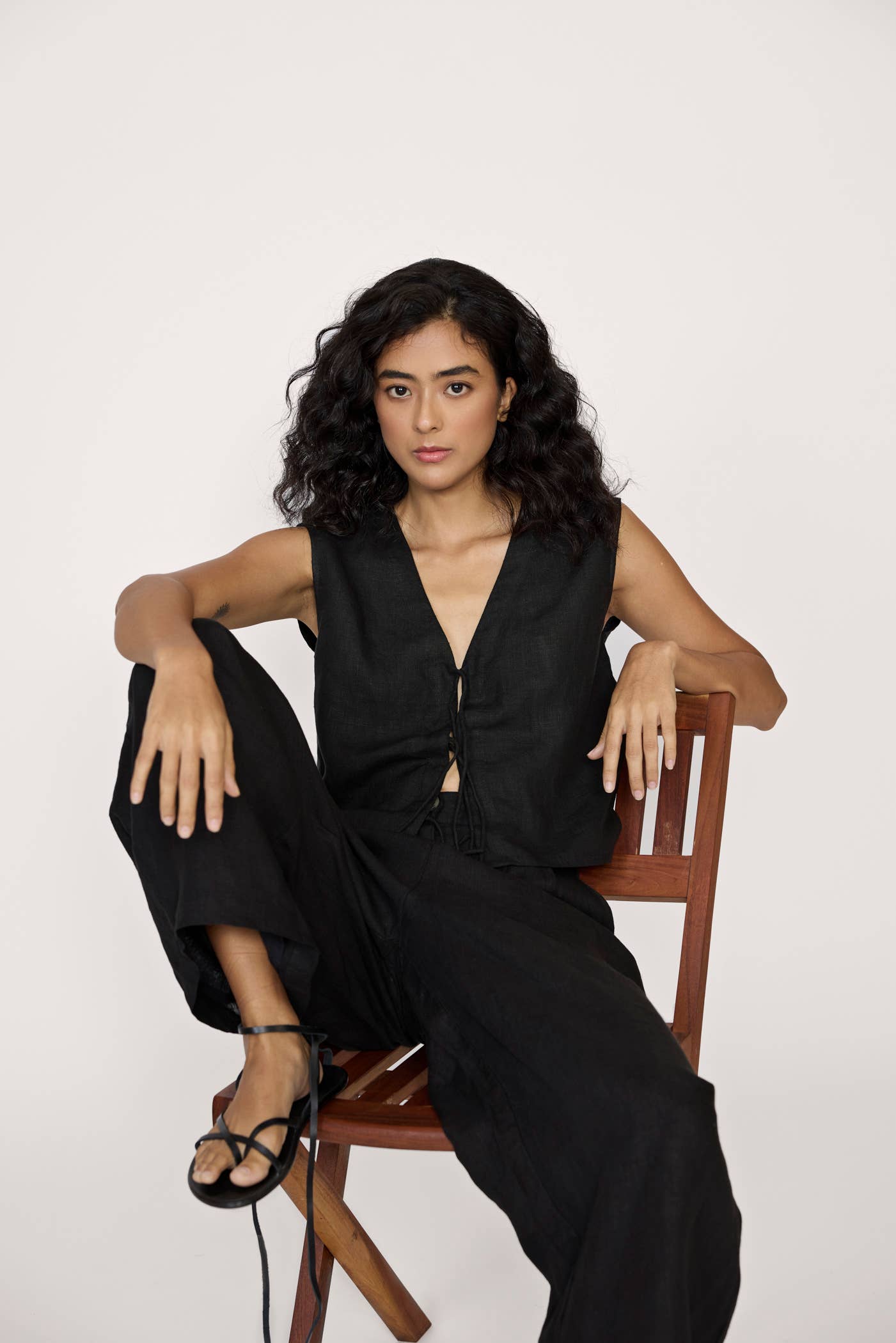 LAUDE the Label | Linen Boyfriend Pant