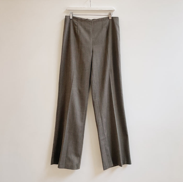 Steel Pinstripe Herringbone Pant