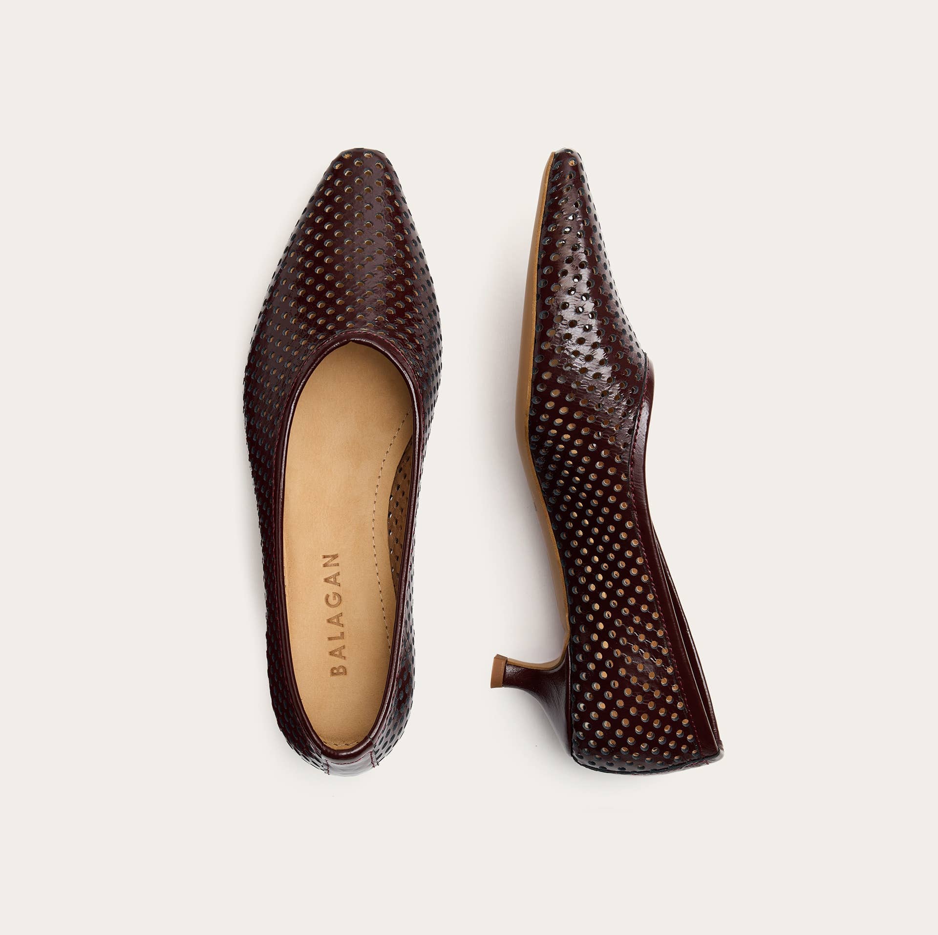 Balagan Studio | Basel Pumps in Burgundy