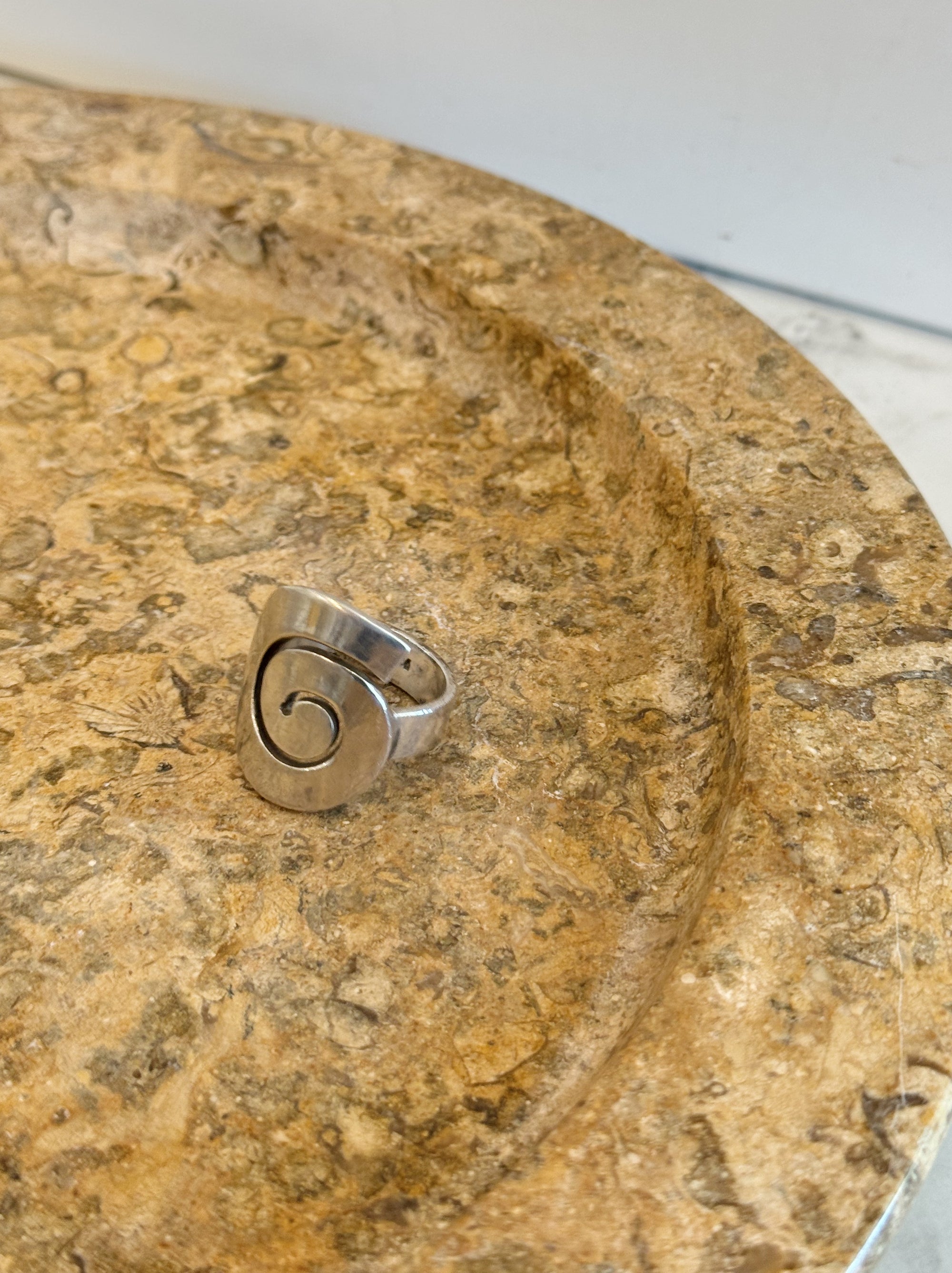 Sterling Silver Chunky Spiral Ring
