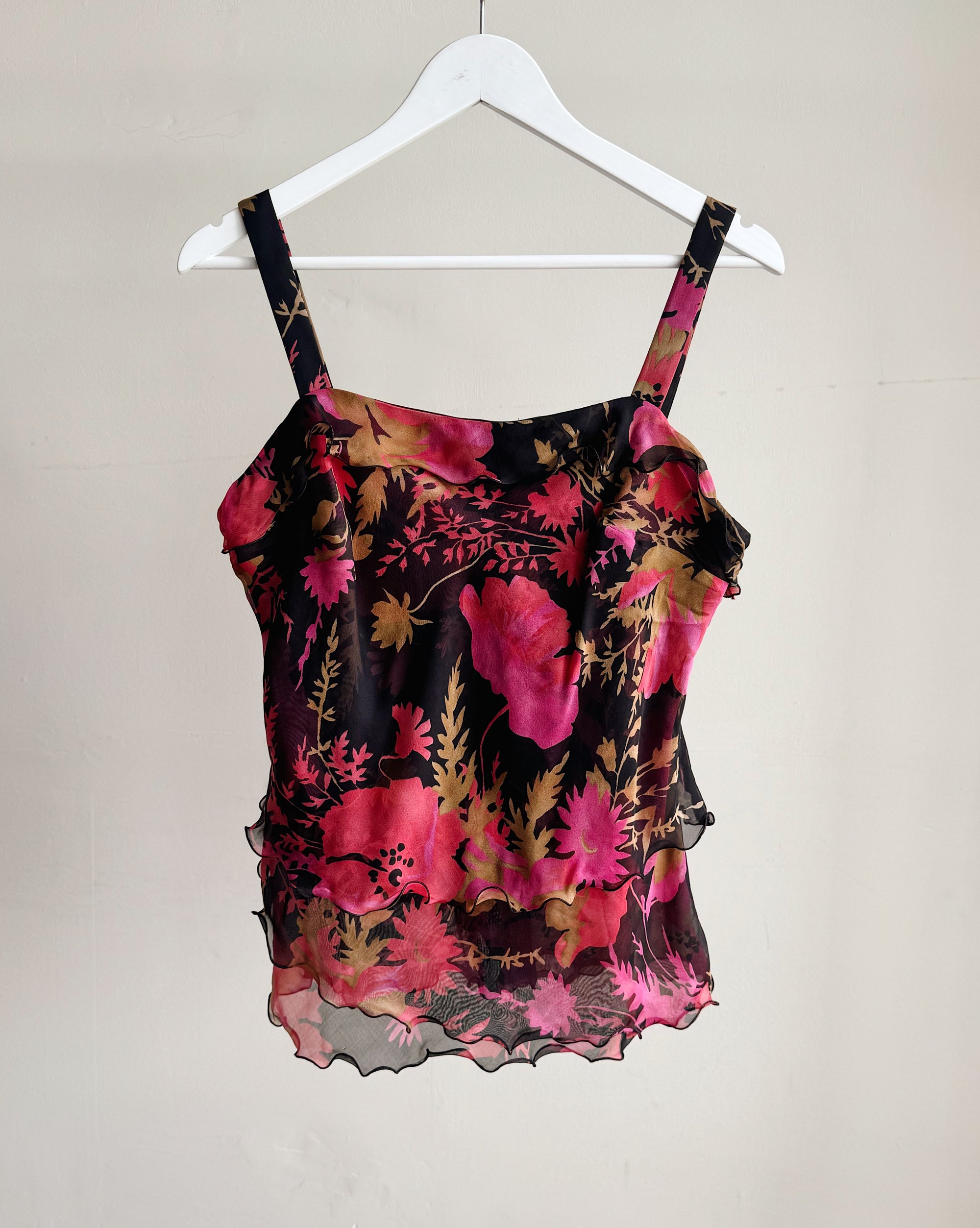 Dusk Floral Silk Top