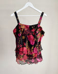 Dusk Floral Silk Top