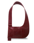 Mas1 | Bruna Leather Crossbody in Garnet
