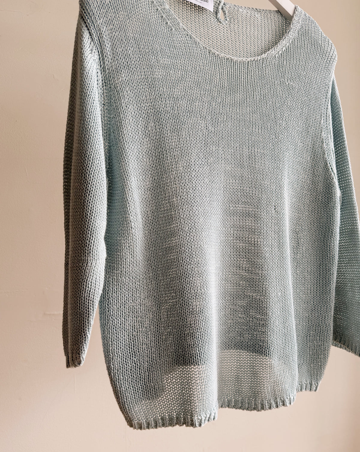 Sea Glass Silk Knit Sweater - Hey Jude