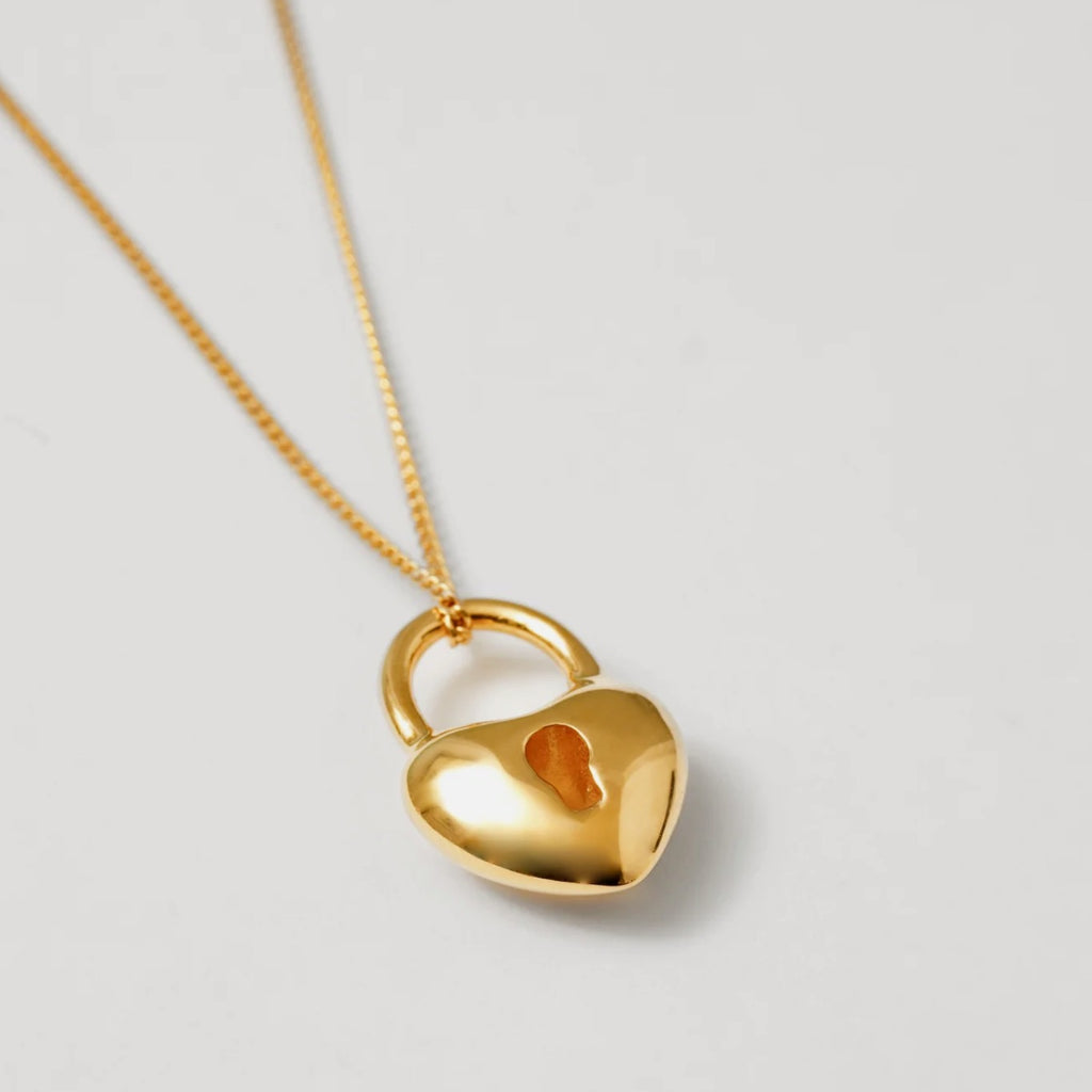 Wolf Circus | Heart Locket Necklace in Gold