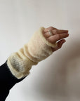 Mohair + Silk Fingerless Hand Warmers
