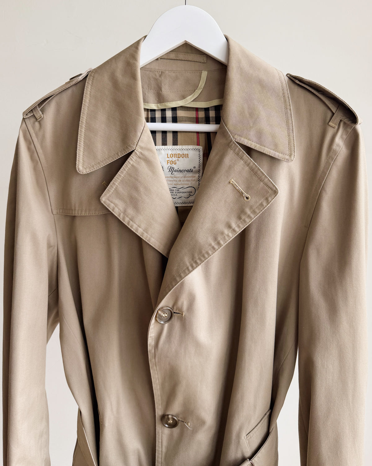 London Fog Trench Coat - Hey Jude