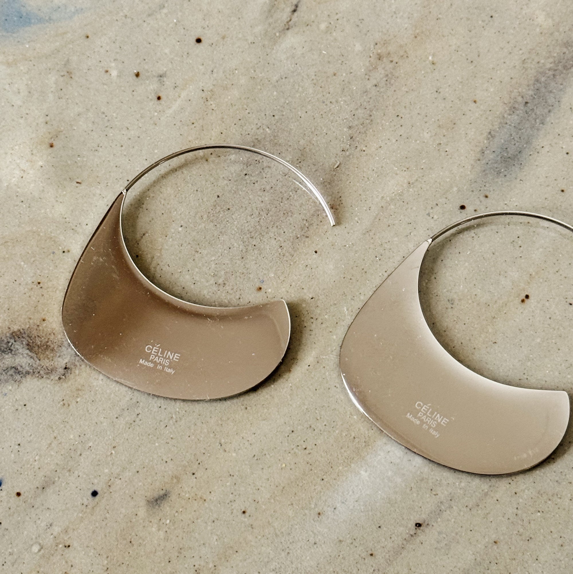 Celine Phoebe Philo Disc Hoops - Hey Jude