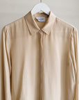 Sheer Sand Silk Shirt