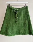 Clover Panelled Wool Knit Skirt