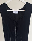 Black Slinky Knit Tank