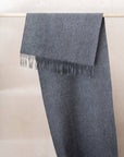 TBCo | Lambswool Oversized Scarf in Charcoal Melange