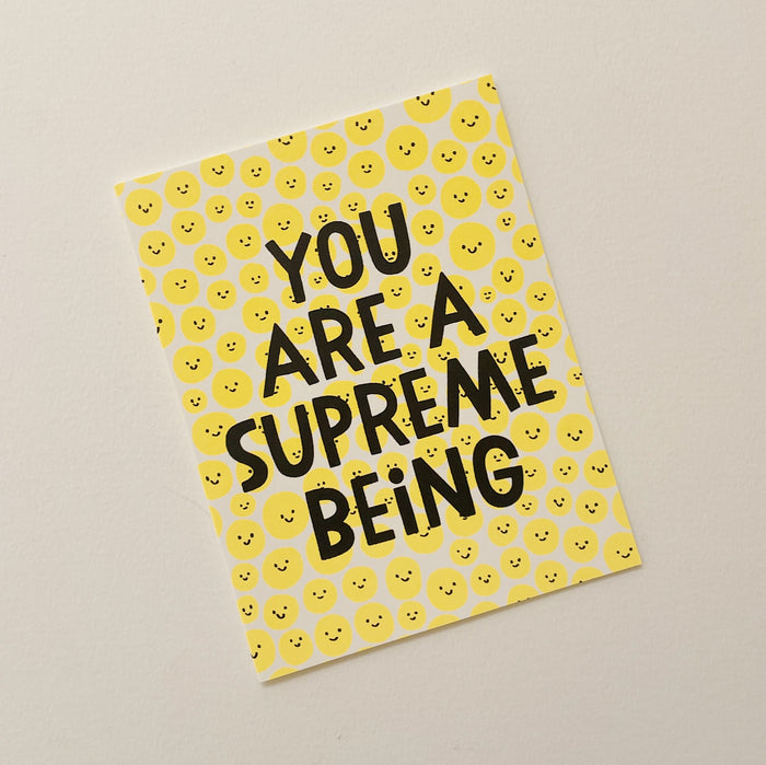 Supreme Being Card