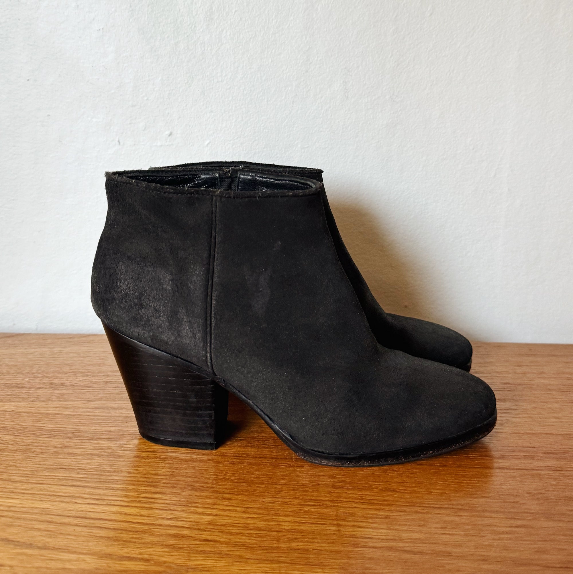 Rachel Comey Black Suede Ankle Boots | Size 7 - Hey Jude