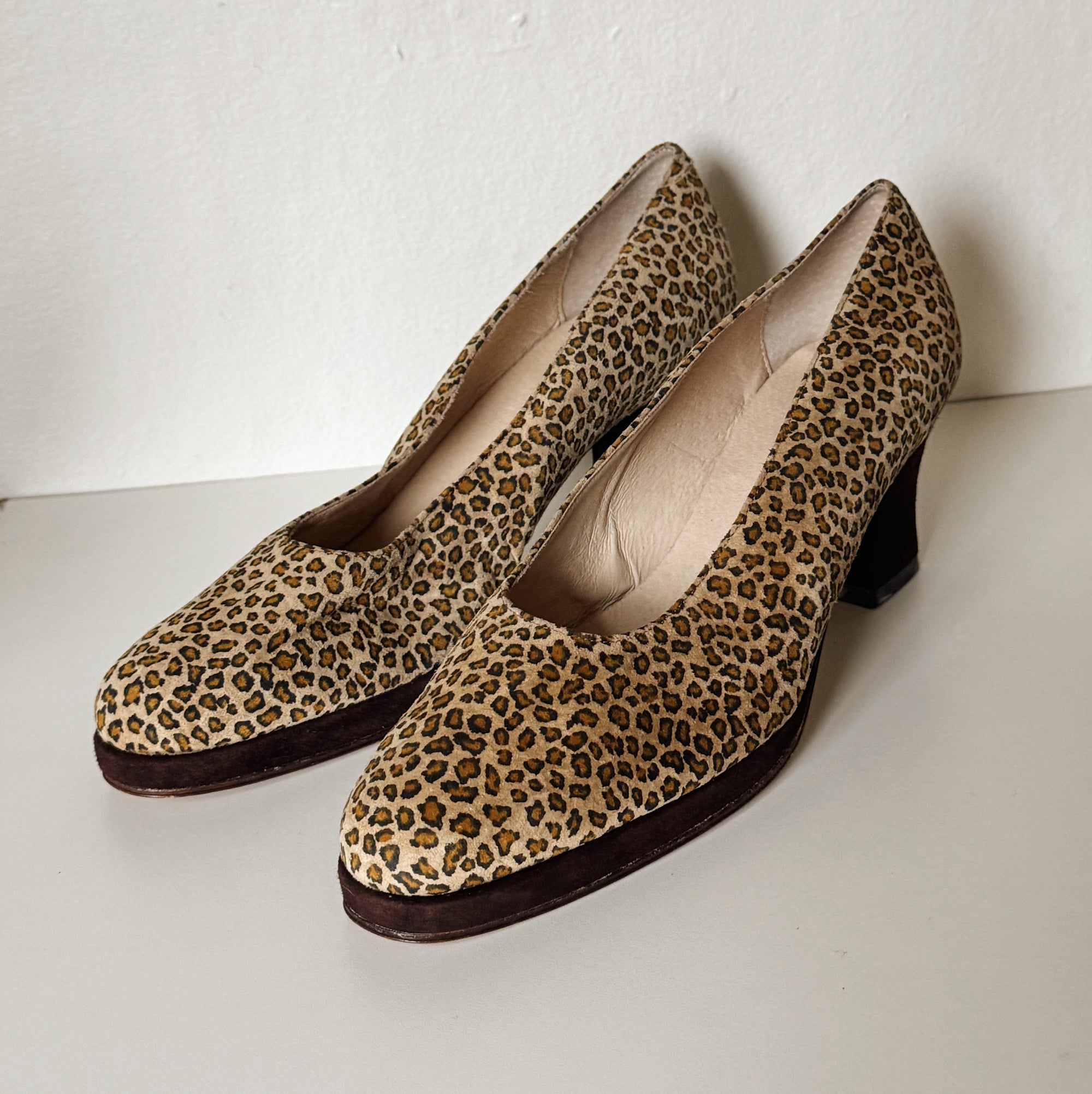Leopard Print Suede Pumps | Size 39 - Hey Jude