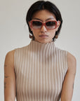 Missoni Red + Cream Oversized Sunglasses - Hey Jude