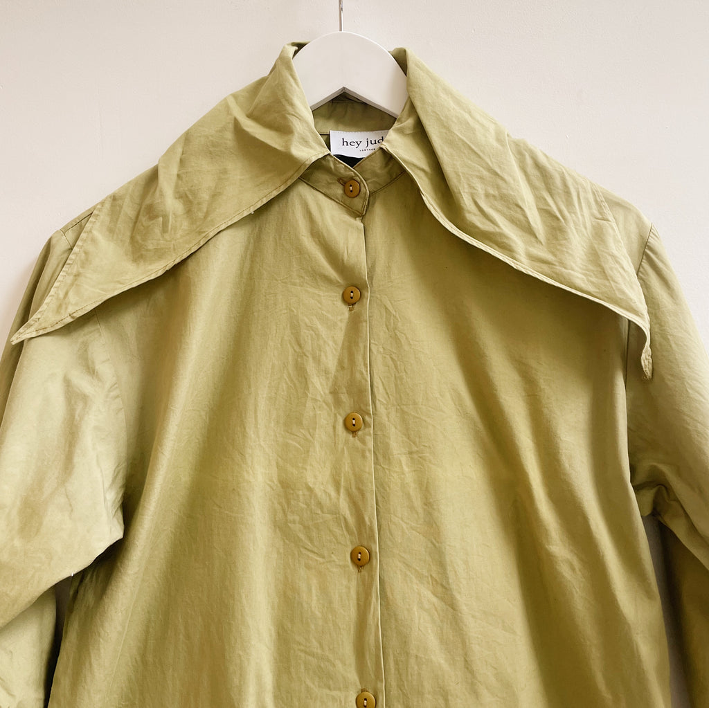 Fern Cotton Necktie Button Up