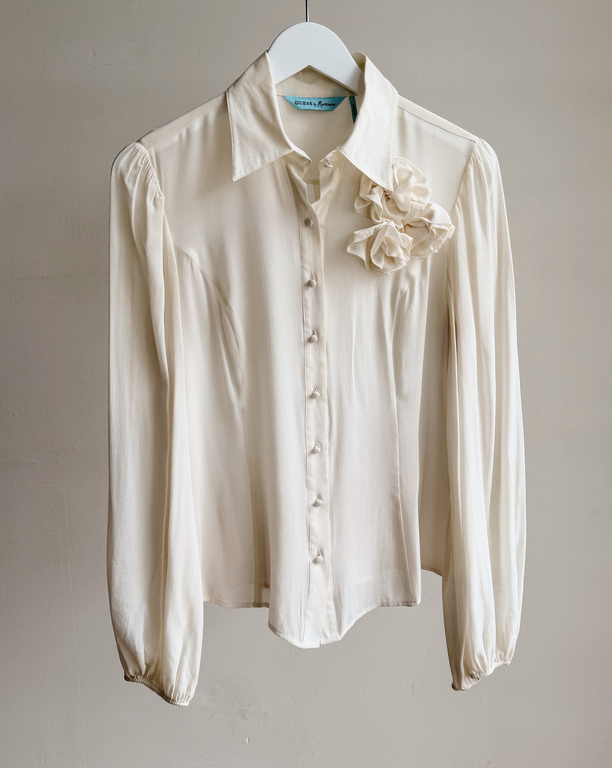 Guess by Marciano Ivory Silk Blouse - Hey Jude