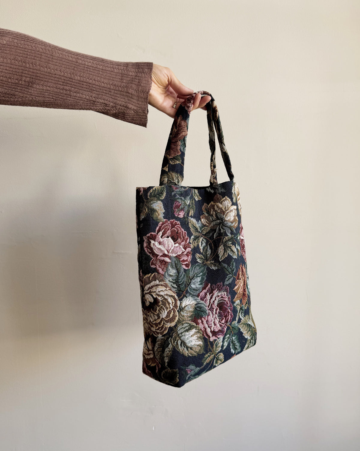 Floral Tapestry Tote