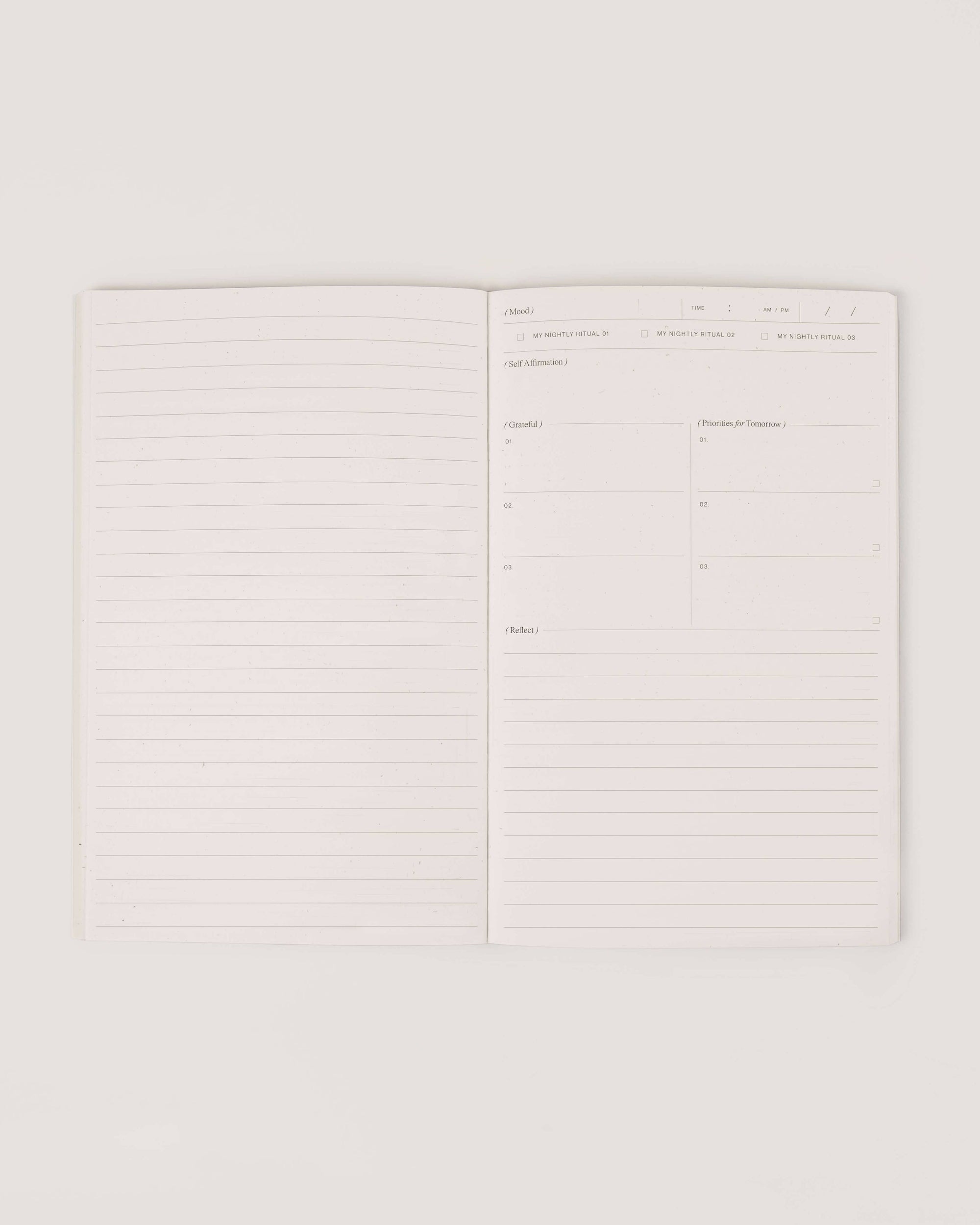 Wilde House Paper | Night Routine Journal