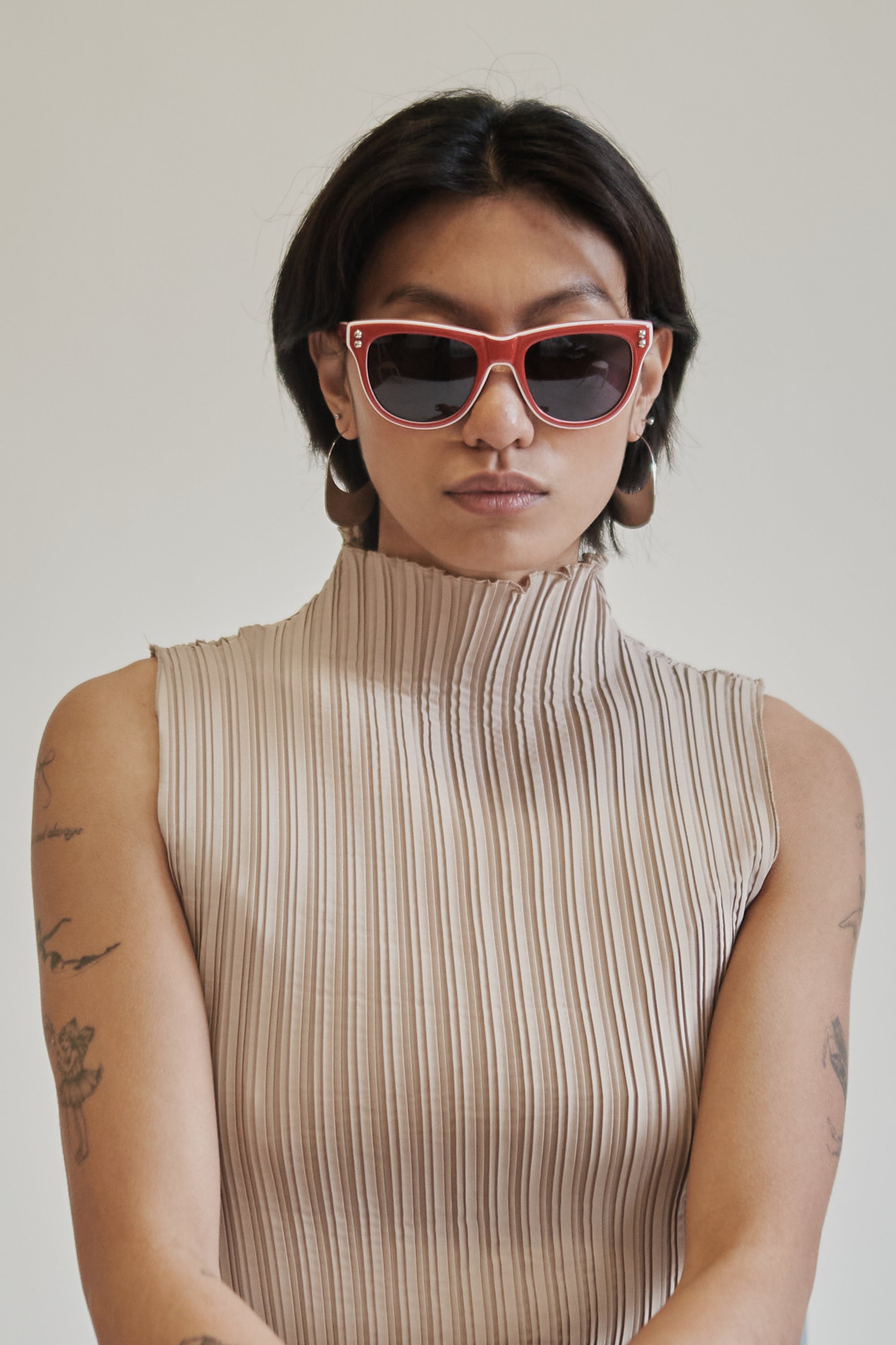 Moschino Red Cat Eye Sunglasses - Hey Jude