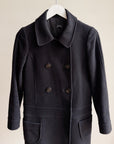 A.P.C. Wool Button Up Peacoat - Hey Jude