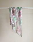 Watercolour Rose Silk Scarf