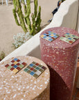 Little M | Glass Tile Coaster Set in Earth