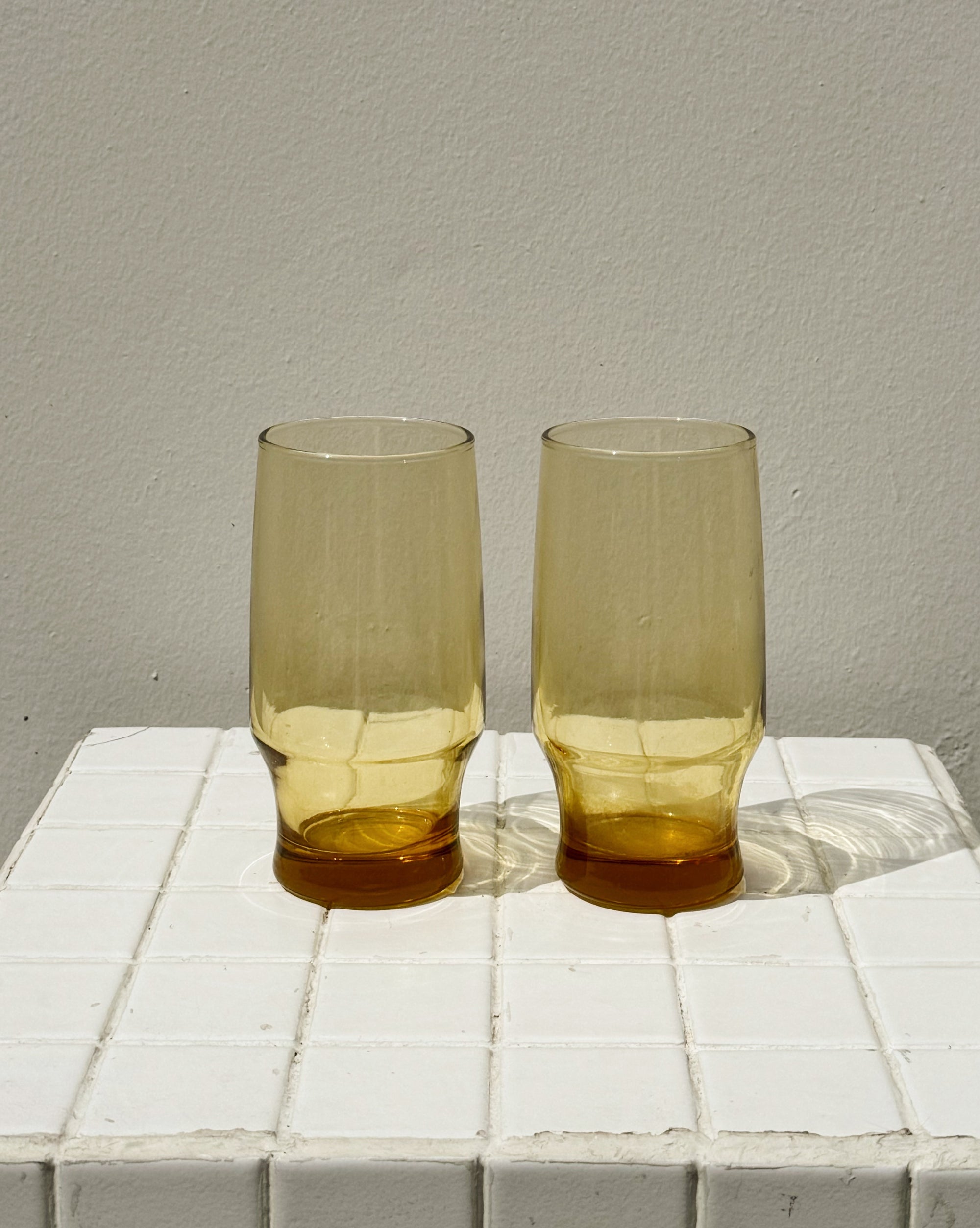 Miel Tall Glass Tumblers - Hey Jude