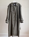 Moss Cotton Utilitarian Trench Coat - Hey Jude