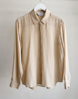 Sheer Sand Silk Shirt