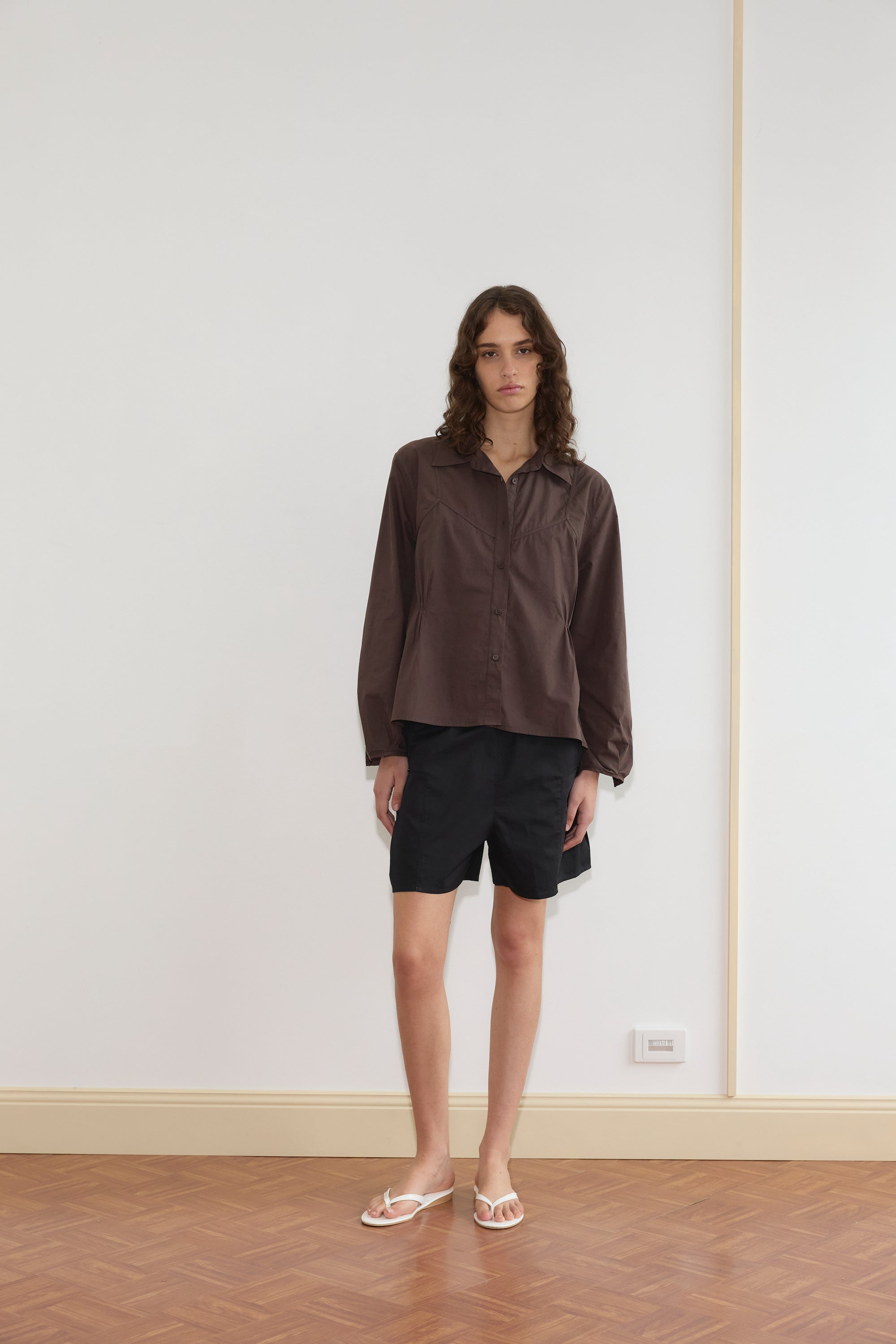 Deiji Studios | Cami Overshirt in Sepia - Hey Jude