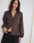 Deiji Studios | Cami Overshirt in Sepia - Hey Jude