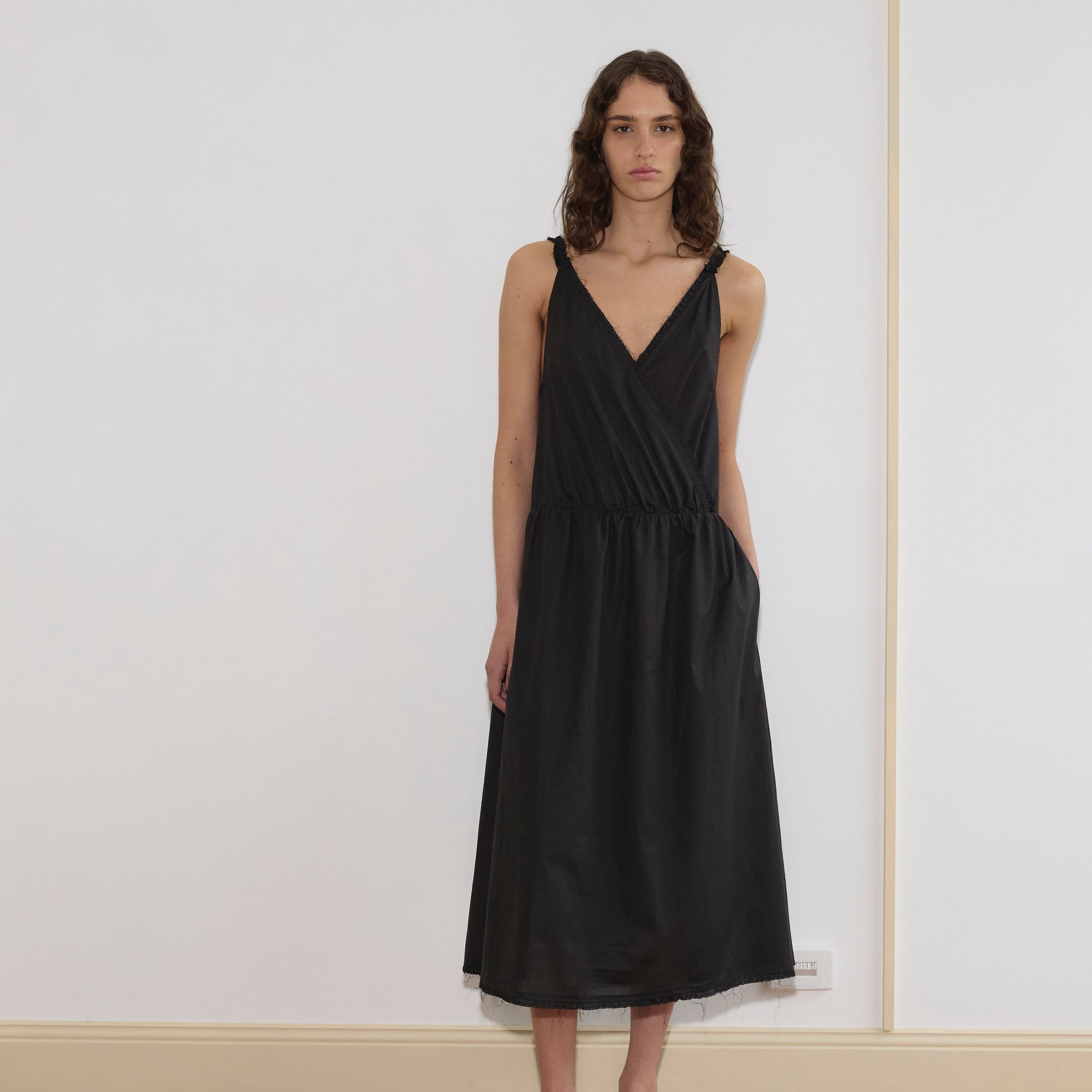 Deiji Studios | Crossed Dress in Black - Hey Jude