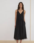 Deiji Studios | Crossed Dress in Black - Hey Jude