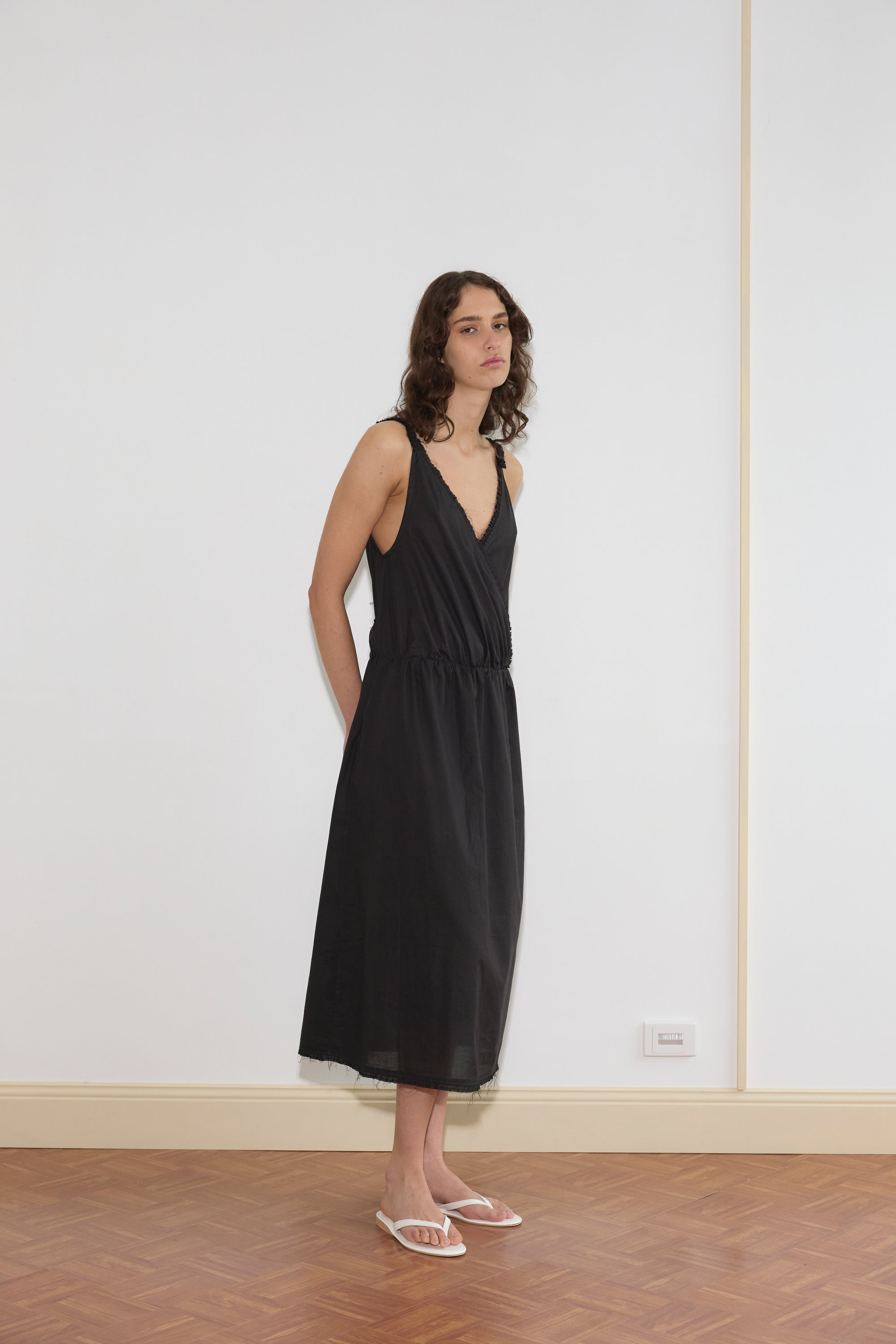 Deiji Studios | Crossed Dress in Black - Hey Jude