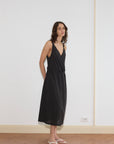 Deiji Studios | Crossed Dress in Black - Hey Jude